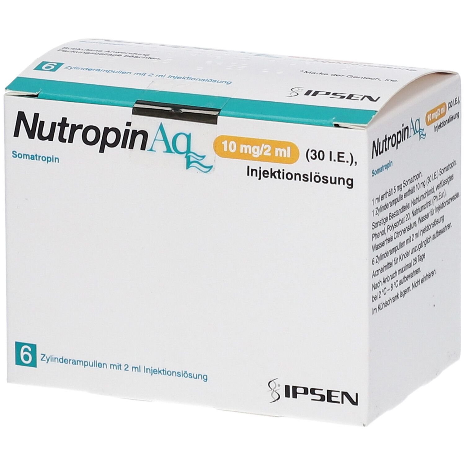 Nutropinaq 10 mg/2 ml 30 I.E Nutropinaq 10 mg/2 ml 30 I.E